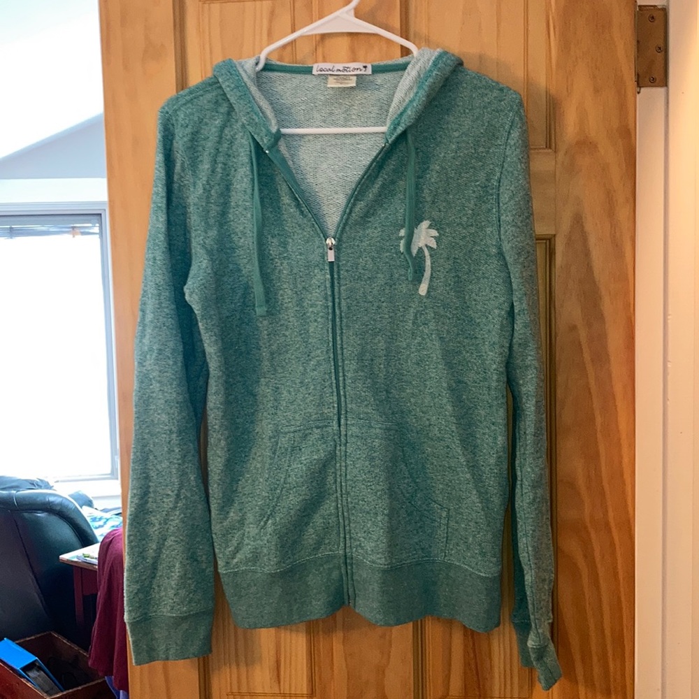 Local Motion zip up hoodie